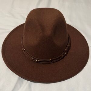 Chic Brown Fedora Hat